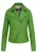 Dames Apple Green Classic Brando Biker leren jack – Broome