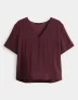 Opus Blouse Filka Viscosemix Boxy Fit Rood dames