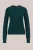 WE Fashion – Dames gebreid vest met structuur – Regular fit – Zeegroen – Biologisch katoen –