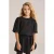WE Fashion gebloemde blousetop zwart