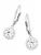 Smart Jewel Oorbellen  zilver / transparant