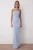 TRENDYOLMİLLA Dames Donkerblauw Effen Maxi Mouwloos Diploma-uitreiking / Gala Recht Avond & Gala Jurk