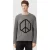 AllSaints Message Crew Gunmetal Grey