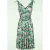 Grecian Floral jurk in groen en multi