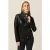 Oltre Short Jacket With Decorative Zips Black