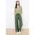 LOLALIZA high waist wide leg broek kaki