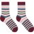 Paul Smith Sock Gilly Stripe Burgundy/ Borde