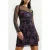 French Connection Emilia Embroidered Dress Black