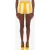 Moschino Nautical Striped Shorts Yellow