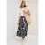 Cecil Dames Maxirok met volants in Blauw