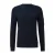 s.Oliver Big Size katoenen regular fit gebreide trui – blauwzwart