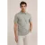Van Gils gemêleerde slim fit polo grey grass