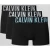 Calvin Klein Underwear Trunks in set van 3 met elastische band met logo