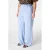 MS Mode wide leg high waist broek lichtblauw