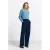 Rich & Royal Crew Neck Cardigan Bouclé Ocean Blue