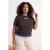 Trendyol Curve Dames Bruin Effen Kort Getailleerd Grote maten Blouses