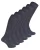 Sock Snob – 6 Paar Multipack Dames Extra Lange Bamboe Sokken Ademende Kniekousen – Grijs
