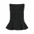 VILA top met peplum en krijtstreep – zwart
