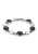 faina Armband  zwart / zilver / wit