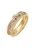 ELLI Ring  lichtblauw / goud / transparant