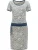 Ragwear Zomerjurk ‘Baomi Zoo Youmodo’  ecru / blauw