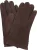 Suitable Suede Handschoen Donkerbruin