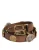 Munt Detail Leren Riem