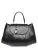 Isabella Rhea Zwart Rundleer Tas