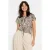 LOLALIZA top met dierenprint bruin