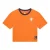 KNVB Nederlands Elftal Crop T-Shirt Oranje