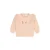 Little Dutch sweater met ruches en tekst – roze