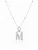 Hey Happiness Ketting ‘Letter M’  zilver