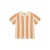 Daily7 gestreepte T-shirt bruin