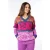 EsQualo Sweater Jacquard Colored Fuchsia