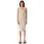 IRO Paris Galatea Dress In Taupe/ecru