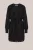 WE Fashion – Dames jurk met jacquard-dessin – Regular fit – Zwart –