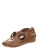 EN FANT Huisschoenen  crème / karamel / donkerbruin