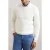 Reiss Ls Crew Neck Tipped Cuff Cable Jumper White