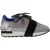 Balenciaga Race Runner Marble Sneakers in Grijs Suède