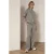 Tramontana wide leg regular waist casual broek grijs melange