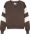 Catwalk Junkie Sweater Sporty Vneck  Bruin dames