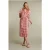 River Woods Pink Checked Belted Dress