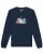 Watapparel Sweatshirt ‘Night & Clouds’  navy / gemengde kleuren