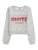 ONLY GIRLS Sweatshirt ‘KOGNORA’  grijs gemêleerd / rood / zilver