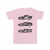 Disney Dames/Dames Cars Tekst Racers Katoenen Vriendje T-shirt (Baby Roze)