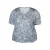 Zhenzi top met paisley print lichtblauw