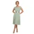 Damesjurk Goddiva A-Line Chiffon Pleated