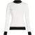 Karl Lagerfeld Logo Turtle Neck White/black