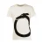 HEREN T-SHIRT MET KORTE MOUWEN EN EFFEN RONDE HALSTE KRAAG MET DRUKPRINT