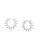AllSaints Oorbellen  zilver / parelwit